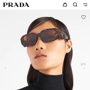 Prada PR17WS Symbole Sunglasses Tortoises